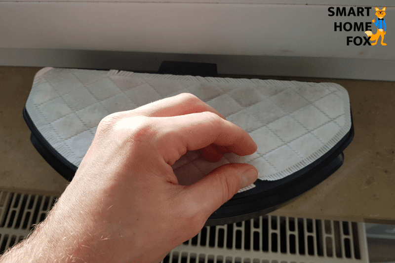 Ecovacs Deebot OZMO T8 одноразовая салфетка рвется сбоку